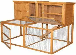 Kendal Outdoor Rabbit Hutch and Run
