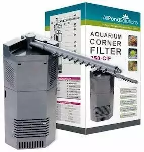 All Pond Solutions 450-CIF Corner Internal Fish Tank Filter