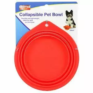 Animal Instincts Collapsible Travel Bowl
