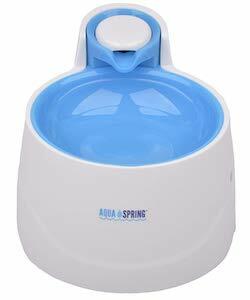 AquaSpring LED Illuminated Blue Pet Water Fountain