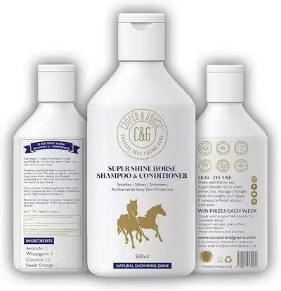 C&G Pets Super Shine Horse Shampoo and Conditioner