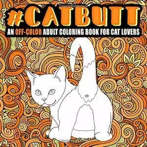 Cat Butt Colouring Book