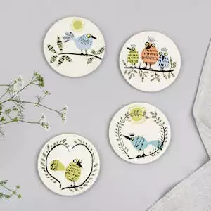Ceramic-Bird-Coasters
