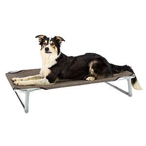 Ferplast-Dream-Folding-Dog-Bed-Grey