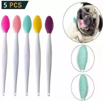 GingerUP Silicone Dog Toothbrush Pack