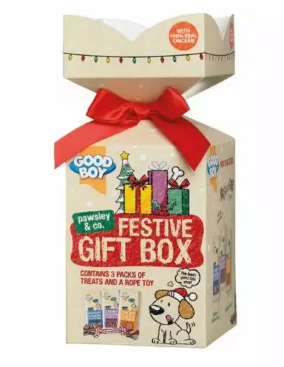 Good Boy Dog Festive Real Meat Box