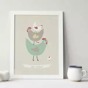 Hello Chicken! Chicken Gift Print