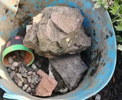 Homemade Pond Using Trug Bucket