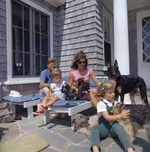 John F. Kennedy and his pets