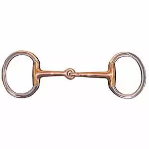 JHL Copper Mouth Eggbutt Snaffle