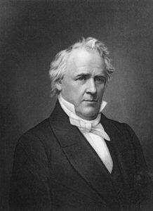 James Buchanan and pet eagles