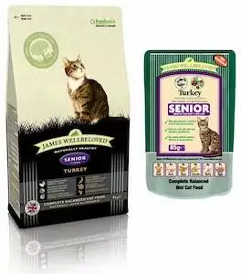 James Wellbeloved Senior Turkey Cat Food