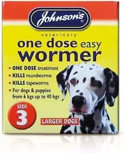 Johnson's One Dose Easy Wormer for Dogs and Puppies