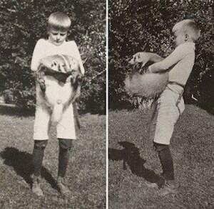 Josiah the Badger with Archie Roosevelt