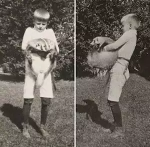 Josiah the Badger with Archie Roosevelt