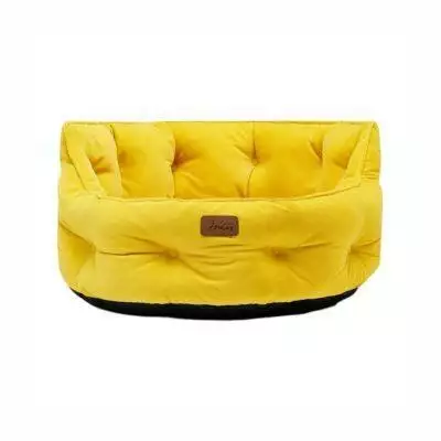 Joules Velvet Chesterfield Dog Bed