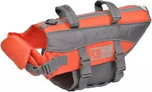 K9 Pursuits High Visibility Easy Grab Float Coat Life Jacket