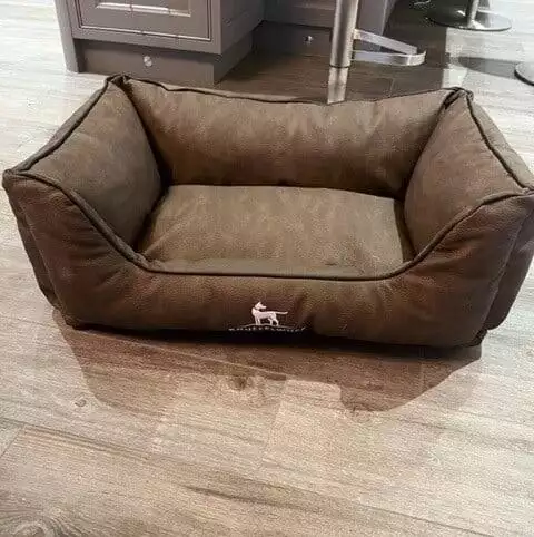 Knuffelwuff Artificial Leather Dog Bed