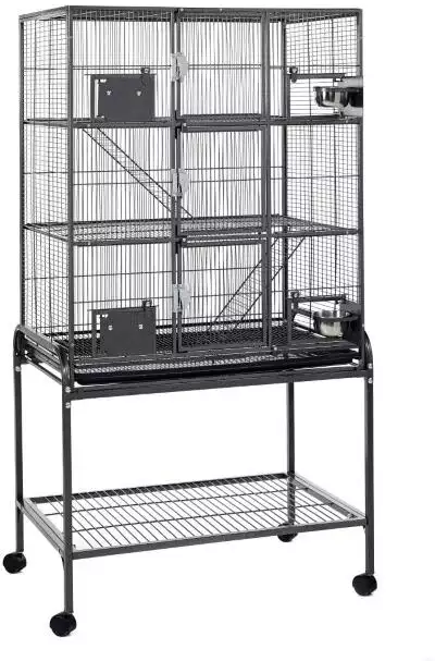 Little Friends Triple Metal Chinchilla Cage With Stand