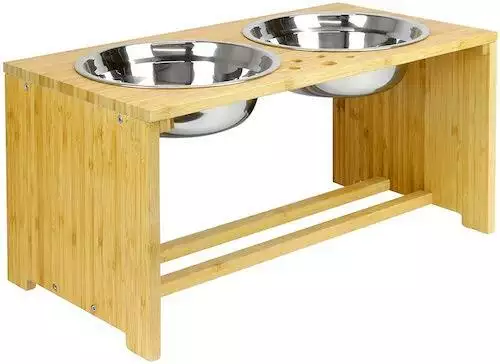 Maison & White Raised Double Pet Bowls