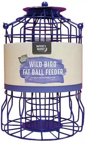 Nature's Market Squirrel Guard Fat Ball Feeder