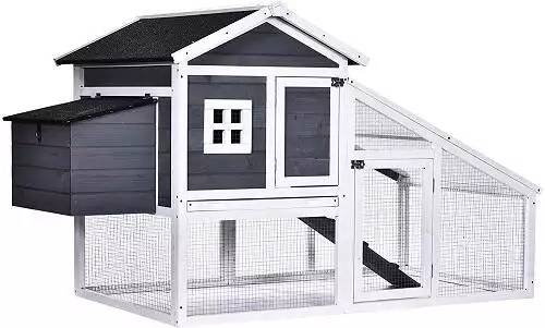 PawHut Wooden Chicken Coop