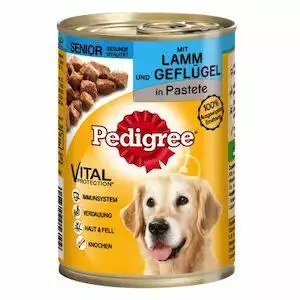 Pedigree 7+ Wet Food For Senior Dogs 12 Pack