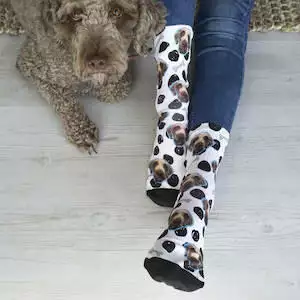 Personalised Dog Pet Photo Socks