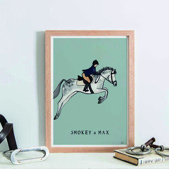 Personalised Four Feet Off The Ground Fine Art Print