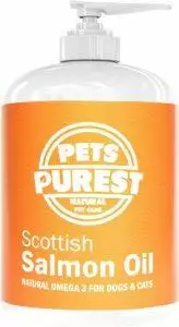 Pets Purest Scottish Salmon Oil For Dogs, Cats, Horse, Ferret & Pet