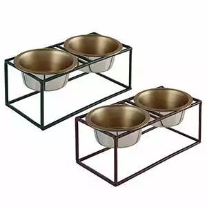 Pets at Home Raised Double Dog Feeder