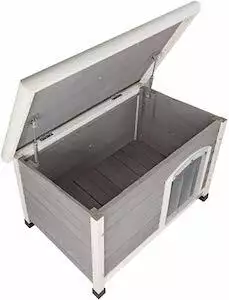 Petsfit Insulated Outdoor Wooden Dog Kennel