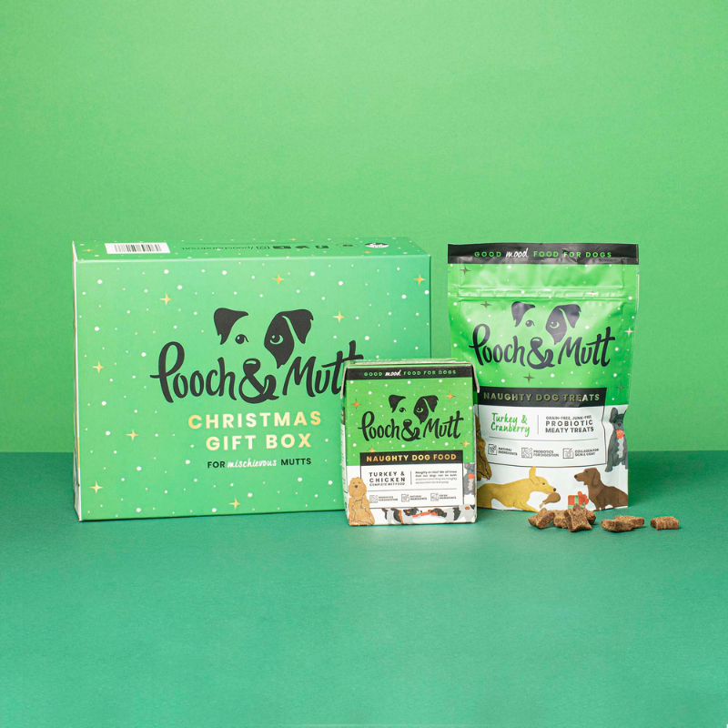 Pooch and Mutt Christmas Gift Box for Dogs