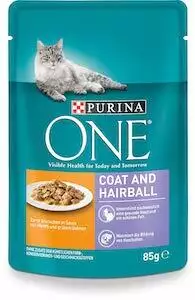 Purina One Cat Wet Food Coat & Hair Ball