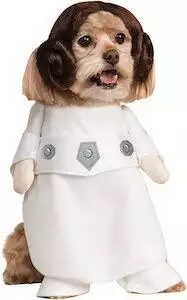 Star War Princess Leia Pet Dog Costume