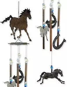 Sunset Vista Horse Wind Chime