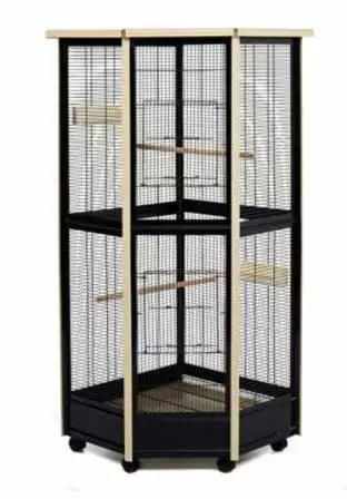 Tall All Metal Corner Aviary Bird Rat Cage