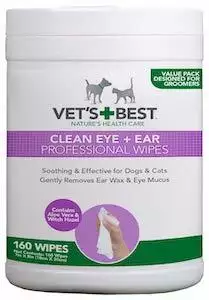 Vet's Best Clean Eye and Ear Professional Wipes