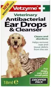 Vetzyme Antibacterial Ear Drops and Cleanser