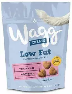 Wagg Low Fat Treats with Turkey and Rice