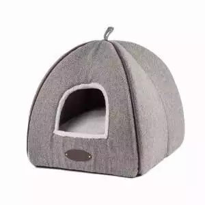 Wainwrights-Adventurer-Cat-Igloo-Bed-Grey