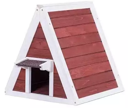 HLA Wooden Weatherproof Cat House