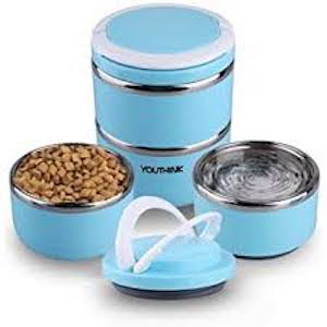 YOUTHINK Multiple Layer Spill Proof Travel Bowls