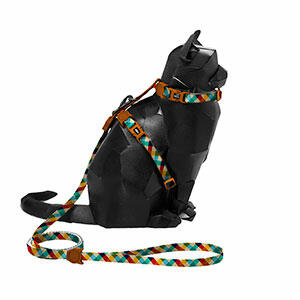 Zee-Cat-Phantom-Cat-Harness-and-Lead-Set-Multi-Coloured