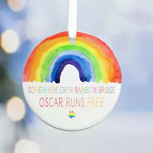 Personalised Rainbow Bridge Decoration