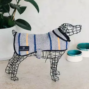 The Stately Hound Recycled Wool and Fleece Coat