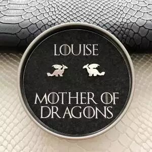 Mother Of Dragons Personalised Stud Earrings