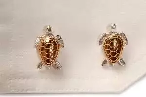 Simon Kemp Turtle Cufflinks
