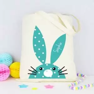 Personalised Rabbit Tote Bag