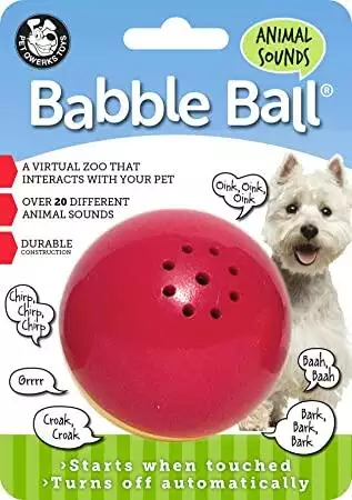 Pet Qwerks Babble Ball